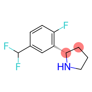 (2S)-2-[5-(DIFLUOROMETHYL)-2-FLUOROPHENYL]PYRROLIDINE