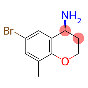 (4S)-6-BROMO-8-METHYL-3,4-DIHYDRO-2H-1-BENZOPYRAN-4-AMINE