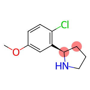 2-((2R)PYRROLIDIN-2-YL)-1-CHLORO-4-METHOXYBENZENE