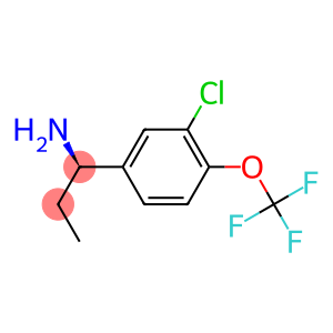Benzenemethanamine, 3-chloro-α-ethyl-4-(trifluoromethoxy)-, (αR)-