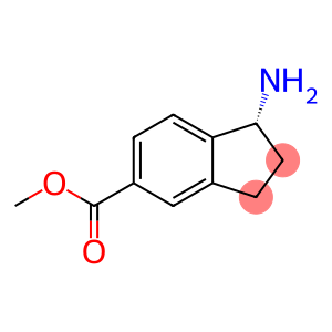 1H-Indene-5-carboxylic acid, 1-amino-2,3-dihydro-, methyl ester, (1R)-
