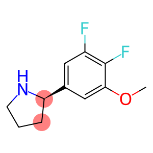 (2R)-2-(3,4-difluoro-5-methoxyphenyl)pyrrolidine