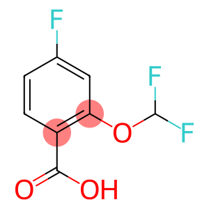 2-(difluoromethoxy)-4-fluorobenzoic acid