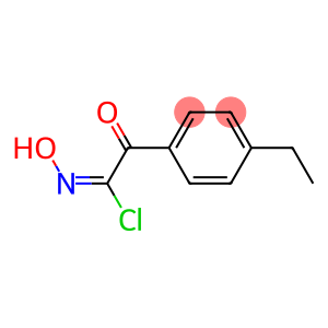 Benzeneethanimidoyl chloride, 4-ethyl-N-hydroxy-alpha-oxo- (9CI)
