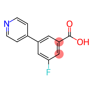 3-Fluoro-5-(pyridin-4-yl)benzoic acid