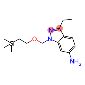 1H-Indazol-6-amine, 3-ethyl-1-[[2-(trimethylsilyl)ethoxy]methyl]-