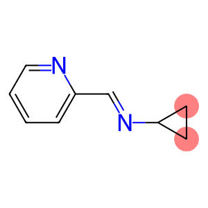 Cyclopropanamine, N-(2-pyridinylmethylene)- (9CI)