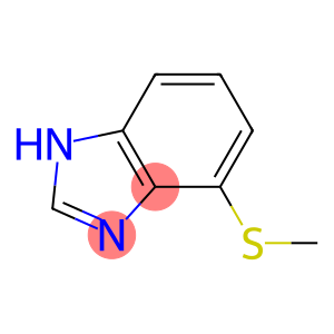 1H-Benzimidazole,4-(methylthio)-(9CI)