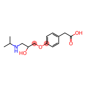 4-[2-Hydroxy-3-[(1-methylethyl)amino]propoxy-d5]benzeneacetic Acid