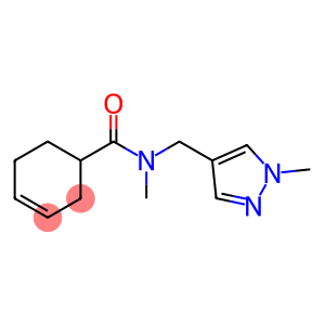 N-Methyl-N-((1-methyl-1H-pyrazol-4-yl)methyl)cyclohex-3-enecarboxamide
