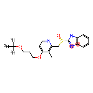 2-[[3-methyl-4-[3-(trideuteriomethoxy)propoxy]pyridin-2-yl]methylsulfinyl]benzimidazol-1-ide