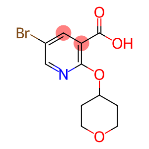 5-Bromo-2-(tetrahydro-2H-pyran-4-yloxy)nicotinic  acid