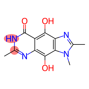 8H-Imidazo[4,5-g]quinazolin-8-one,  3,5-dihydro-4,9-dihydroxy-2,3,6-trimethyl-  (9CI)