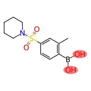 (2-Methyl-4-(piperidin-1-ylsulfonyl)-phenyl)boronic acid