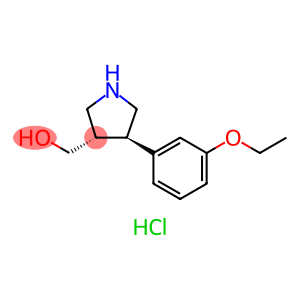 [(3S,4R)-4-(3-ethoxyphenyl)pyrrolidin-3-yl]methanol hydrochloride