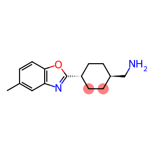 1-[trans-4-(5-methyl-1,3-benzoxazol-2-yl)cyclohexyl]methanamine