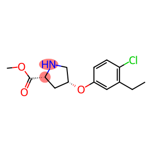 METHYL (2S,4S)-4-(4-CHLORO-3-ETHYLPHENOXY)-2-PYRROLIDINECARBOXYLATE