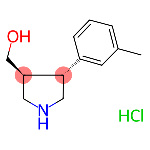 ((3S,4R)-4-(m-tolyl)pyrrolidin-3-yl)methanol hydrochloride