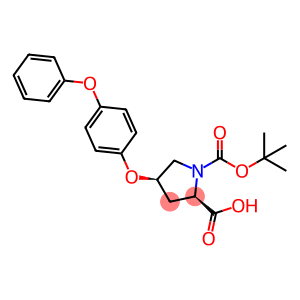 (2S,4S)-1-(TERT-BUTOXYCARBONYL)-4-(4-PHENOXY-PHENOXY)-2-PYRROLIDINECARBOXYLIC ACID