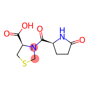 (4R)-3-[(2S)-5-oxopyrrolidin-2-yl]carbonyl-1,3-thiazolidine-4-carboxylic acid