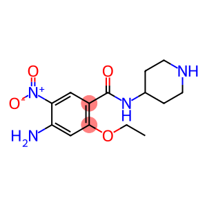 Benzamide, 4-amino-2-ethoxy-5-nitro-N-4-piperidinyl-