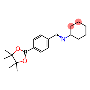 N-cyclohexyl-1-[4-(4,4,5,5-tetramethyl-1,3,2-dioxaborolan-2-yl)phenyl]methanimine