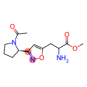 3-[(2R)-1-acetyl-2-pyrrolidinyl]--aMino-5-isoxazolepropanoic acid Methyl ester