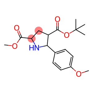 4-(tert-Butyl) 2-methyl (2R,4R,5S)-5-(4-methoxy-phenyl)tetrahydro-1H-pyrrole-2,4-dicarboxylate