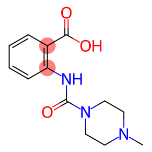 2-(4-methylpiperazine-1-carboxamido)benzoic acid