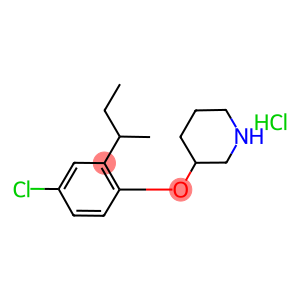 3-[2-(sec-Butyl)-4-chlorophenoxy]piperidinehydrochloride