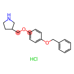 3-{[4-(Benzyloxy)phenoxy]methyl}pyrrolidinehydrochloride