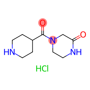4-(4-Piperidinylcarbonyl)-2-piperazinonehydrochloride