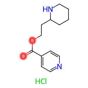2-(2-Piperidinyl)ethyl isonicotinate hydrochloride