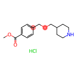 Methyl 4-[(4-piperidinylmethoxy)methyl]benzoatehydrochloride
