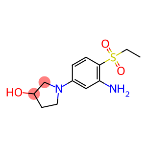 1-[3-Amino-4-(ethylsulfonyl)phenyl]-3-pyrrolidinol