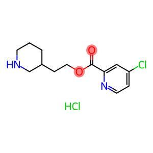 2-(3-Piperidinyl)ethyl 4-chloro-2-pyridinecarboxylate hydrochloride