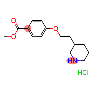 Methyl 4-[2-(3-piperidinyl)ethoxy]benzoatehydrochloride