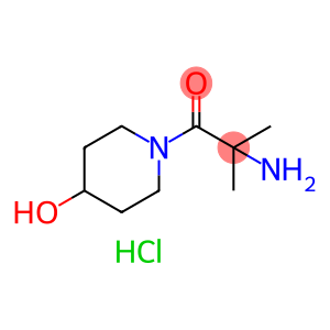 2-Amino-1-(4-hydroxy-1-piperidinyl)-2-methyl-1-propanone hydrochloride