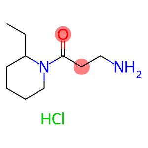 3-Amino-1-(2-ethyl-1-piperidinyl)-1-propanone hydrochloride
