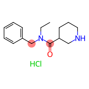N-Benzyl-N-ethyl-3-piperidinecarboxamidehydrochloride