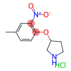3-(4-Methyl-2-nitrophenoxy)pyrrolidinehydrochloride