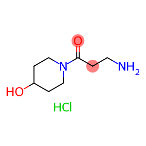 3-Amino-1-(4-hydroxy-1-piperidinyl)-1-propanone hydrochloride