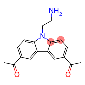 Ethanone, 1,1'-[9-(2-aminoethyl)-9H-carbazole-3,6-diyl]bis-