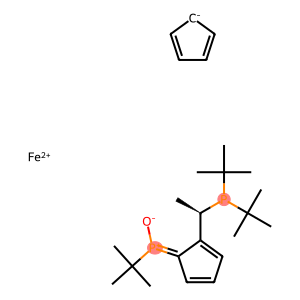 (R,S(p),R(SPO)-1-Phenylphosphinoyl)-2-[1-(tert.-butylphosphino)ethyl]-ferrocene