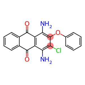 1,4-二氨基-3-氯-2-苯氧基-9,10-蒽二酮
