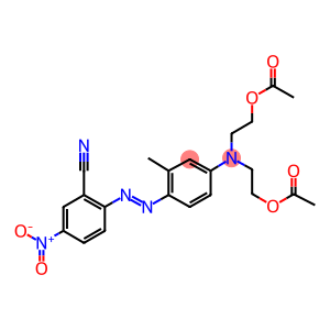 2-[(E)-{4-[bis(2-hydroxyethyl)amino]-2-methylphenyl}diazenyl]-5-nitrobenzonitrilato