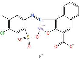 [4-[2-[4-Chloro-5-methyl-2-(sulfo-kO)phenyl]diazenyl-kN1]-3-(hydroxy-kO)-2-naphthalenecarboxylato]manganate hydrogen