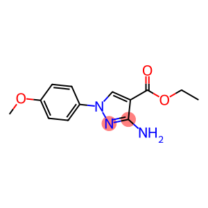1H-Pyrazole-4-carboxylic acid, 3-amino-1-(4-methoxyphenyl)-, ethyl ester