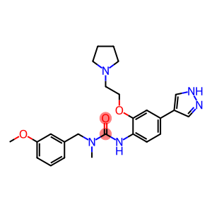 Urea, N-[(3-Methoxyphenyl)Methyl]-N-Methyl-N'-[4-(1H-pyrazol-4-yl)-2-[2-(1-pyrrolidinyl)ethoxy]phenyl]-