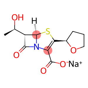 (5r,6s)-6-(1(r)-hydroxyethyl)-2-(2(r)-tetrahydrofuryl)penem-3-carboxylicacid